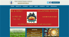 Desktop Screenshot of haddonfieldpres.org